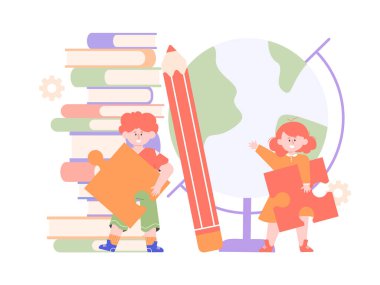 Bulmacalı Çocuklar. 