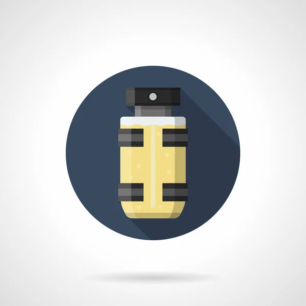 Sport parfums ronde kleur vector pictogram — Stockvector