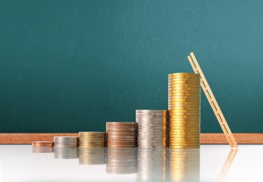  Madeni paralar borsa grafiği