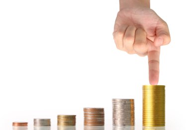 Sikke para koyarak el eller