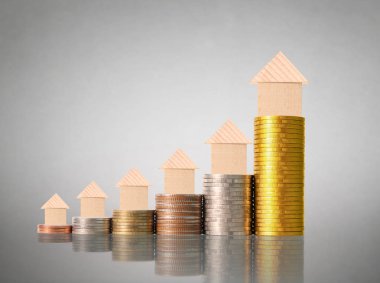 madeni para evden para mortgage konsepti