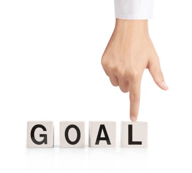 elinde bir kutu oluşturan kelime