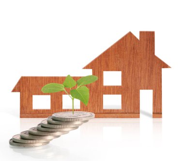 Model ev ahşap şeklinde diyagramı