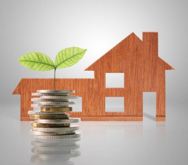 Model ev ahşap şeklinde diyagramı
