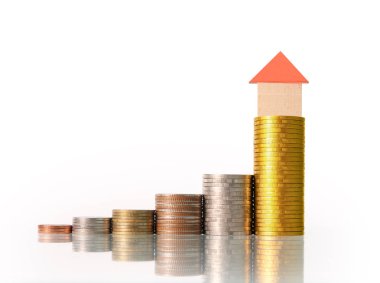 madeni para evden para mortgage konsepti