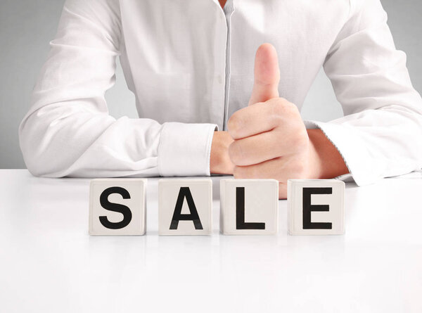 word forming a box in hand