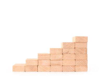 Oyuncak merdiven ahşap kavram