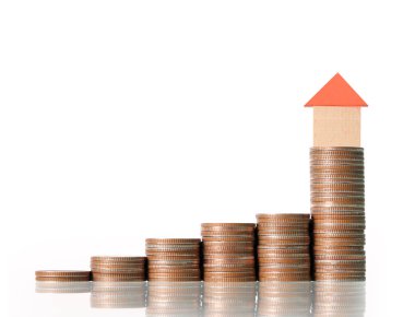 madeni para evden para mortgage konsepti