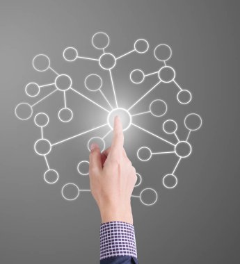  Modern sosyal düğmelere basarak