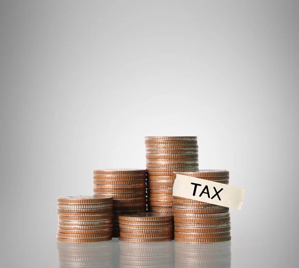 Monedas gráfico mercado de valores — Foto de Stock