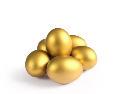 altın bir Paskalya yortusu yumurta 