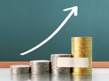 Madeni paralar borsa grafiği