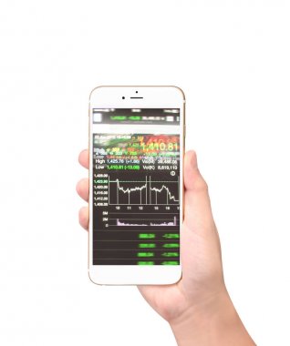  Akıllı telefon elinde.