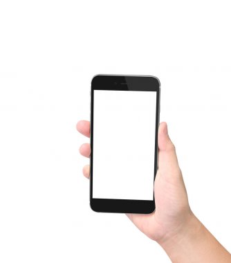  Akıllı telefon elinde.