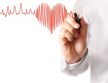 kalp marker ile çizim el