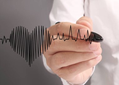 kalp marker ile çizim el