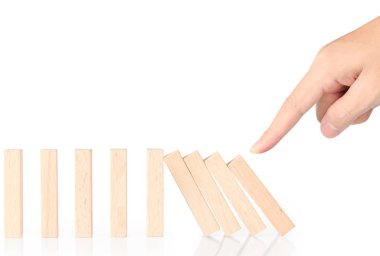 Dur Domino sürekli devrildi