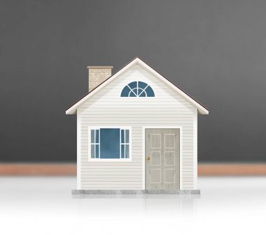 Model ev ahşap şeklinde diyagramı