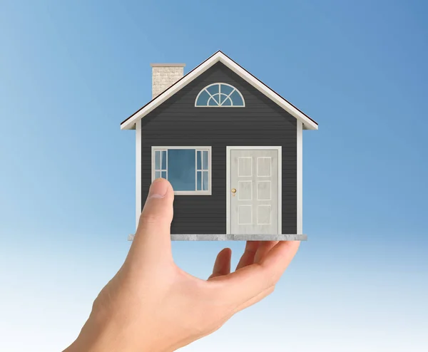 House from in hand — Stock Photo, Image