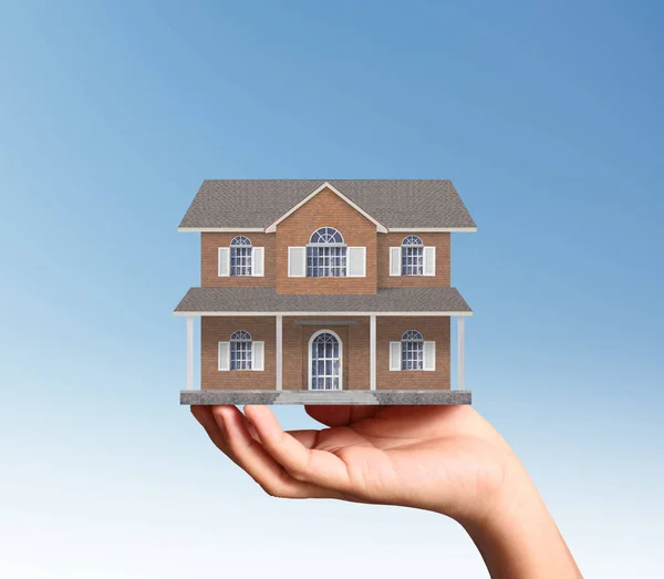 House from in hand — Stock Photo, Image