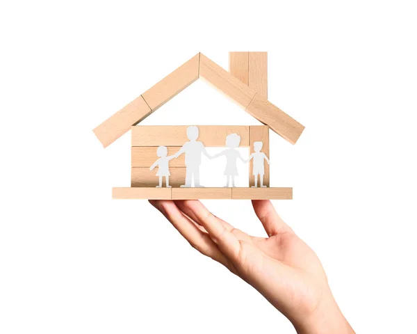 House from in hand — Stock Photo, Image