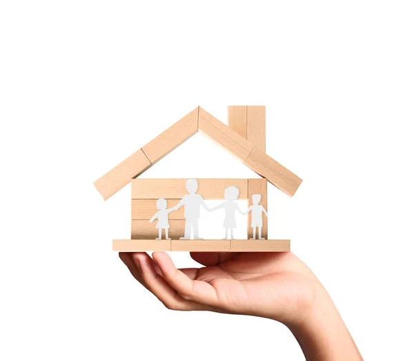 House from in hand — Stock Photo, Image