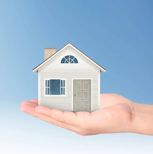 House from in hand — Stock Photo, Image