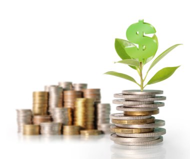 Madeni paralar borsa grafiği