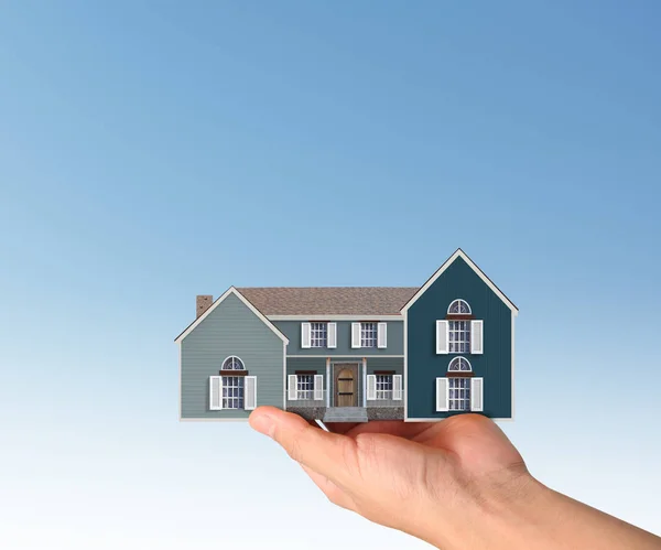 Hypothekenkonzept von Haus aus — Stockfoto