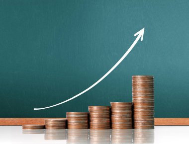 Madeni paralar borsa grafiği