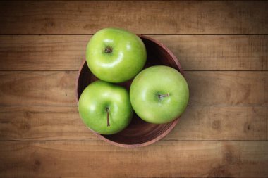 Mükemmel taze yeşil elma