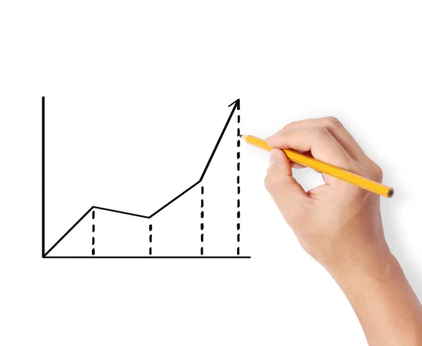 Gráfico de dibujo a mano mostrar —  Fotos de Stock