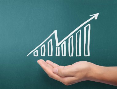 Tebeşir yazı tahtası ile çizim sonuç grafiği