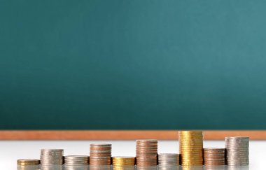  Madeni paralar borsa grafiği