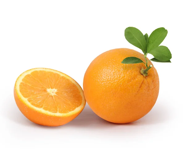 Orange on white background — Stock Photo, Image