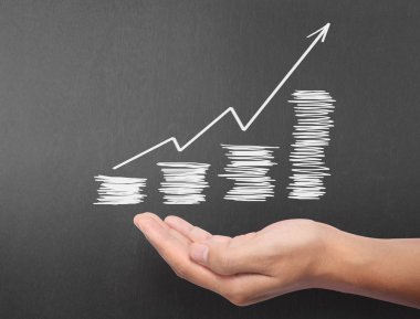 Tebeşir yazı tahtası ile çizim sonuç grafiği