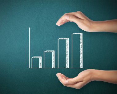 Tebeşir yazı tahtası ile çizim sonuç grafiği