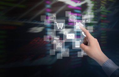 Sosyal düğmelere basarak el