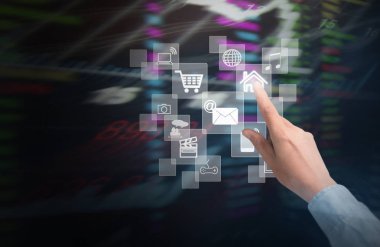 Sosyal düğmelere basarak el