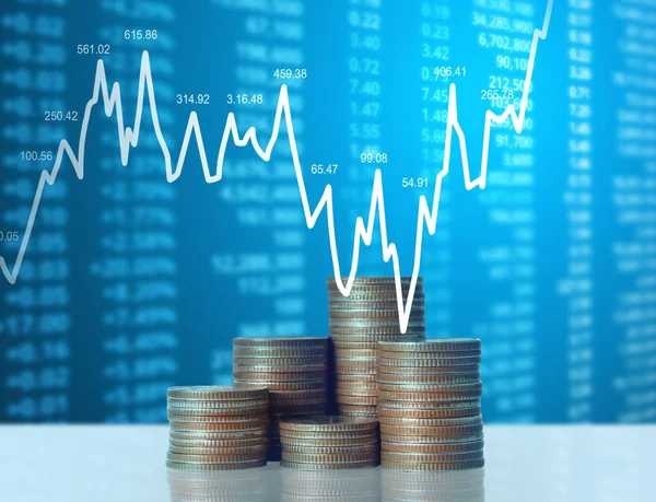 Madeni paralar borsa grafiği