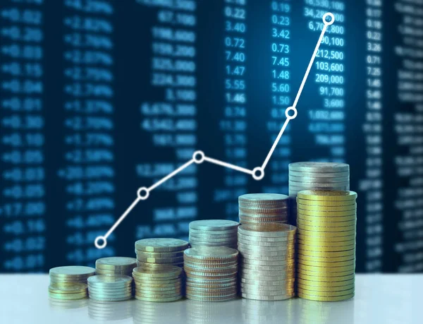 Madeni paralar borsa grafiği