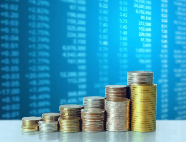 Madeni paralar borsa grafiği