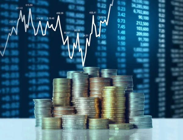 Madeni paralar borsa grafiği