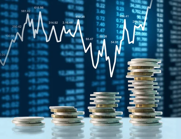 Madeni paralar borsa grafiği