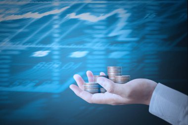 Sikke para koyarak el eller