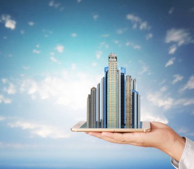 Elinizdeki akıllı telefona dokunun