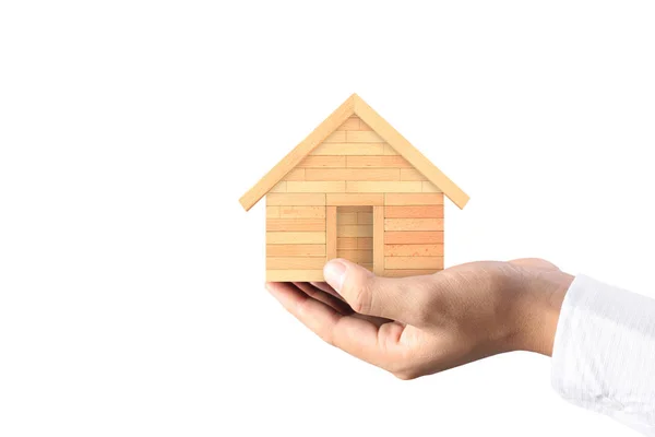 Mortgage Concept House Hand — Stock Photo, Image