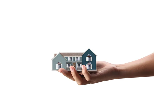 Mortgage Concept House Hand — Stock Photo, Image