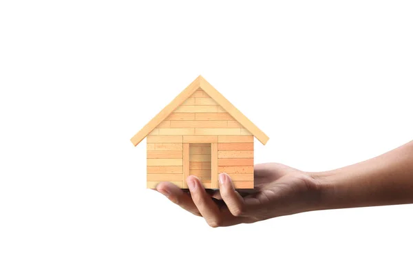 Mortgage Concept House Hand — Stock Photo, Image