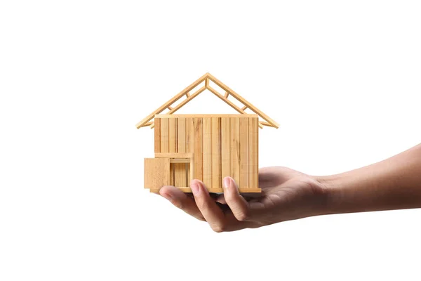 Mortgage Concept House Hand — Stock Photo, Image